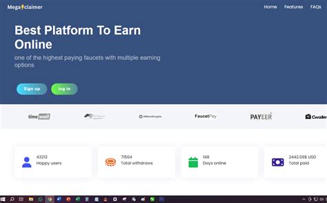 MegaClaimer Faucet Review .